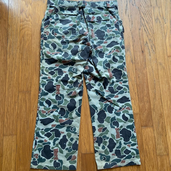 VINTAGE WALLS CAMO HUNTING PANTS SINGLE STITCH SIZE 42/30 GOOD CONDITION - Picture 1 of 9